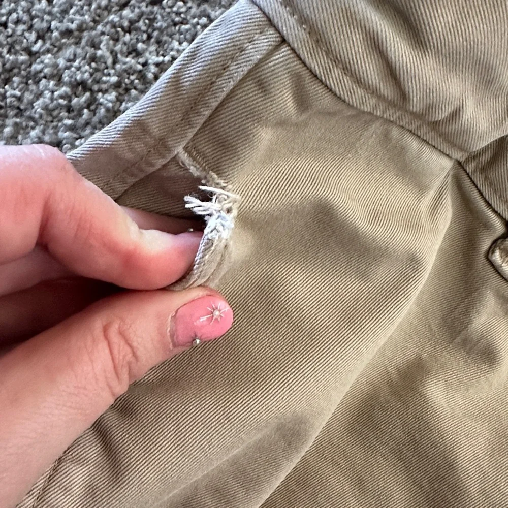 J Crew Cotton Shorts in Light Khaki